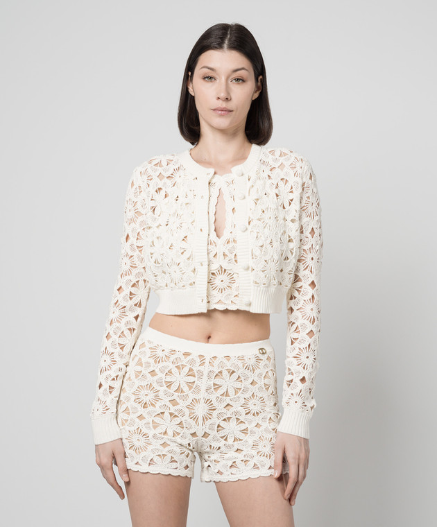 Twinset Beige lace cardigan 241TT3234 buy with Czech Republic delivery at Symbol