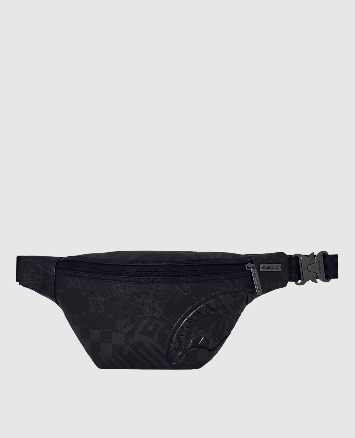 

Детская черная поясная сумка с логотипом, Черный, Сумки