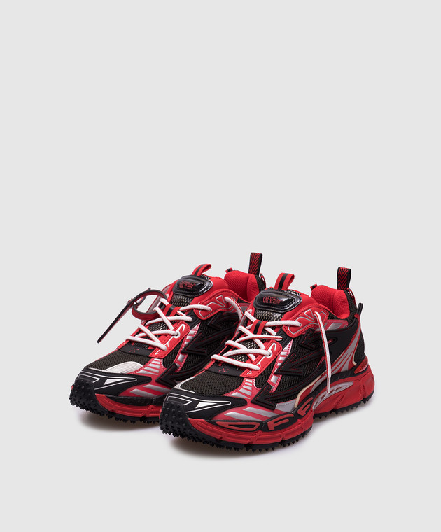 Off-White Красные кроссовки BE RIGHT BACK OMIA295W24FAB001 изображение 2