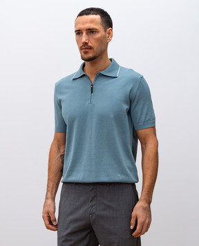 Canali Зелене поло з блискавкою MK02261C1052