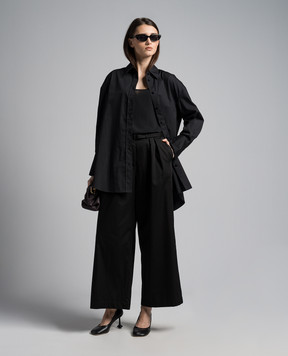 JOSEPH Чорні штани Sateen Tunis JP001605