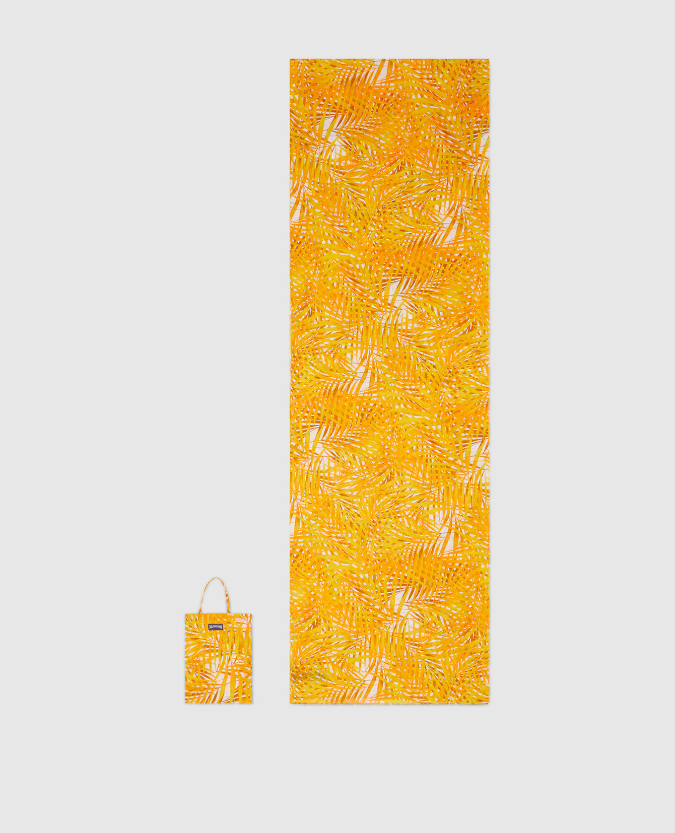 

Оранжевое парео в принт, Оранжевый, Парео