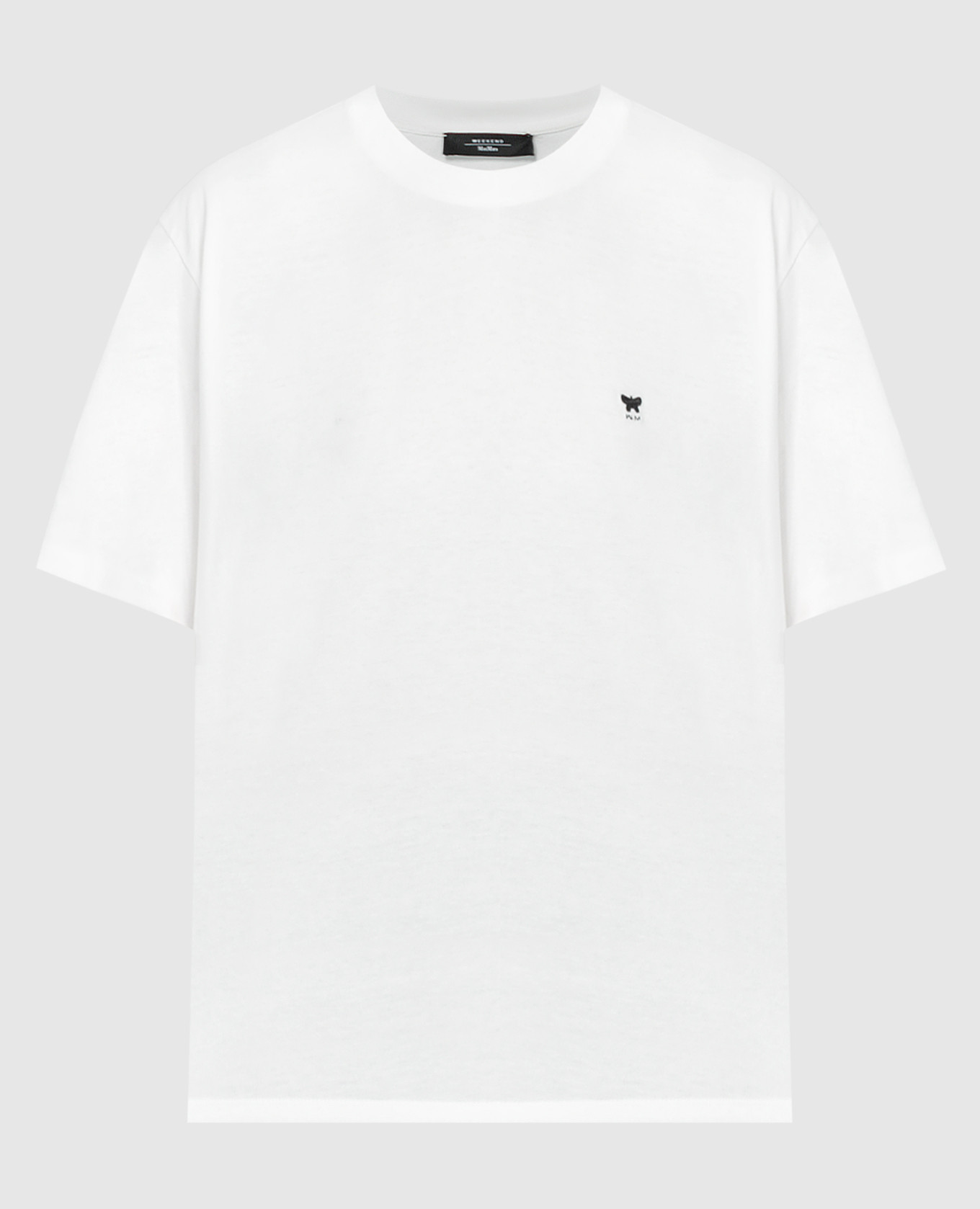 

Белая футболка Deodara с вышивкой эмблемы., Белый, Футболки