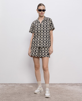 Moncler Сорочка в принт з нашивкою логотипа K10932F00018598H6