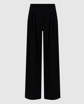 Magda Butrym Чорні штани з вовни PANTS01135924