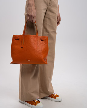 Gianni Chiarini Помаранчева шкіряна сумка-тоут Altea BS11646RNGDBL