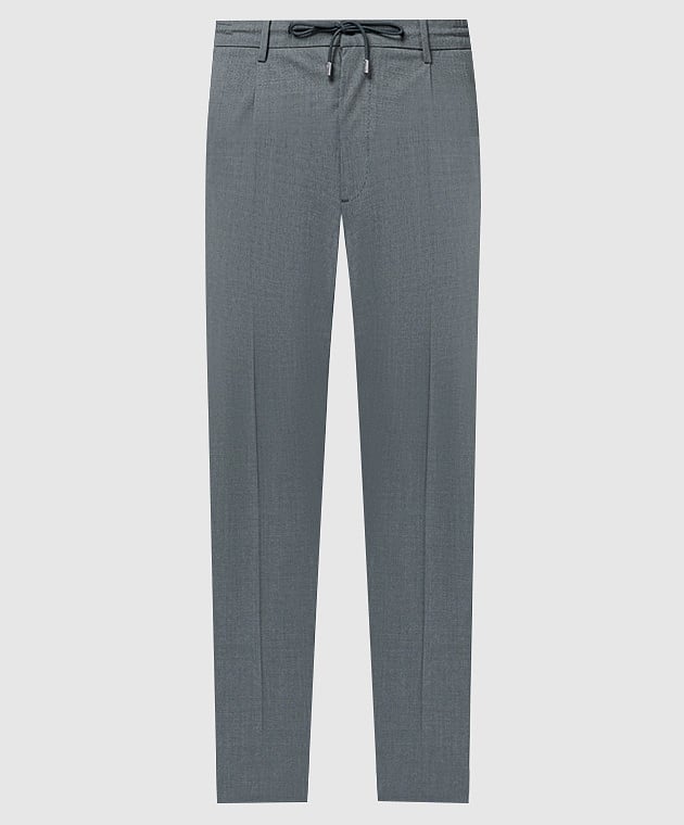 Anton gray wool trousers
