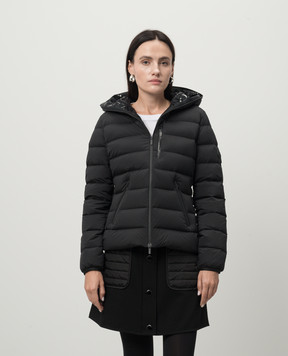 Moncler Черная пуховая куртка Herbe с нашивкой логотипа J20931A0007253132