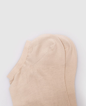 RiminiVeste Бежевые носки-мини Chiffon CHIFFONMINI