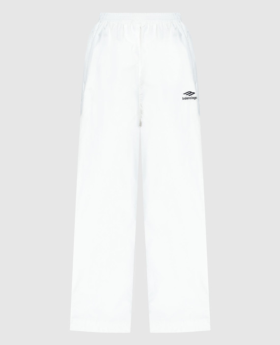 Белые спортивные штаны 3B SPORTS ICON