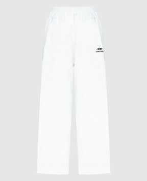 Balenciaga Белые спортивные штаны 3B SPORTS ICON 763437TNQ25