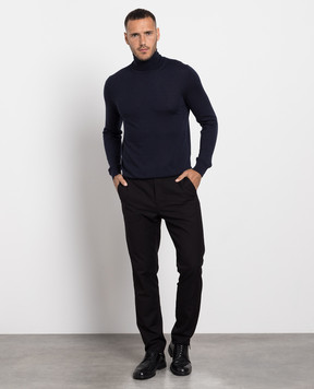Cashmere&Whiskey Голубый гольф из шерсти, шелка и кашемира. MU8571318410R4XL