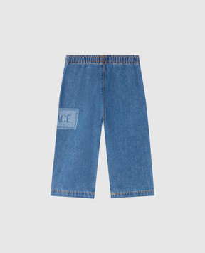 Versace Дитячі сині джинси з логотипом 10198301A14287