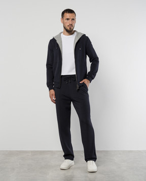 Canali Синяя спортивная куртка MJ02045T0831