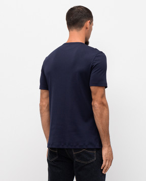 Brunello Cucinelli Синяя футболка MR8061336