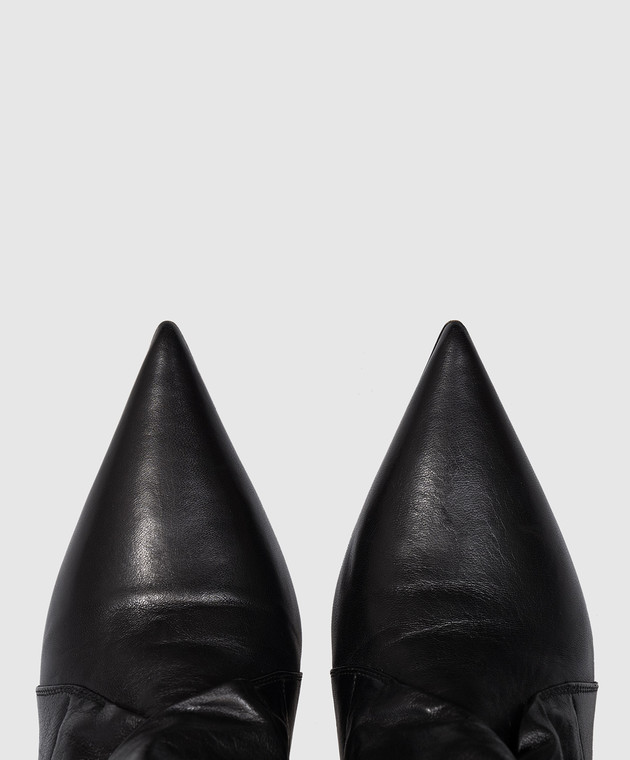 Christian Dior Черные кожаные ботильоны DIOR HUGGY KCI469LAB изображение 4