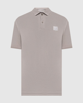 Stone Island Серое поло с нашивкой логотипа K1S152200001S0F11