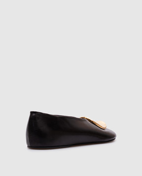 Jil Sander Чорні шкіряні балетки J15WZ0029P4864