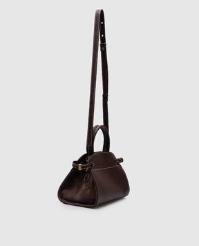 Gianni Chiarini Коричнева шкіряна сумка-тоут Farah BS11465TKLCM