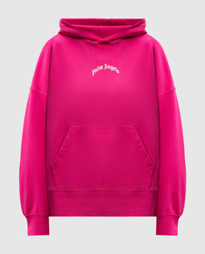 Palm Angels Розовые худи с принтом логотипа PWBB074S25FLE001