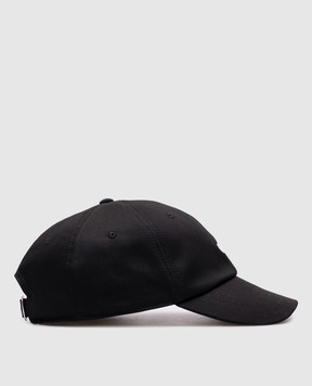 Off-White Черная кепка с вышивкой логотипа OMLA049C99FAB004