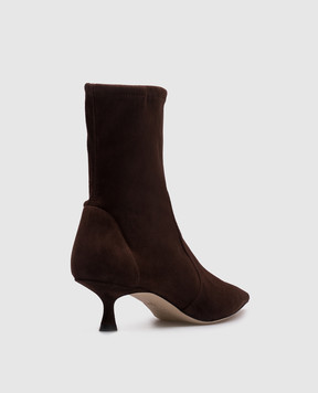 Stuart Weitzman Коричневі замшеві черевики Naomi SJ403