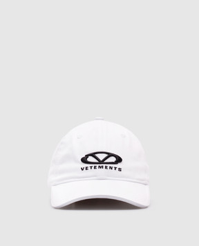 Vetements Біла кепка з вишивкою логотипа UA66CA100W