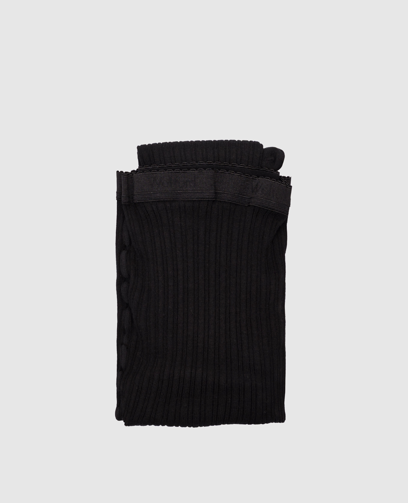 

Черные колготки Fine Merino с шерстью в рубчик, Черный, Колготы и Чулки
