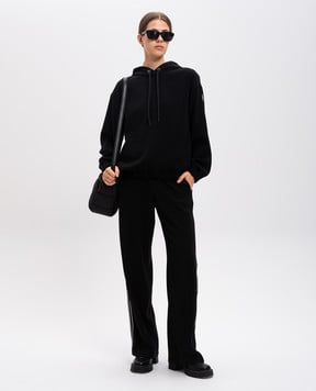 Moncler Черные спортивные брюки с логотипом J20932A00011596WF