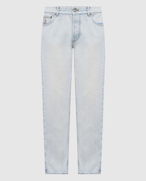 Brunello Cucinelli Голубые джинсы с эффектом потертости M241PD3210