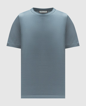 Canali Сіра футболка прямого крою MJ00002T0356