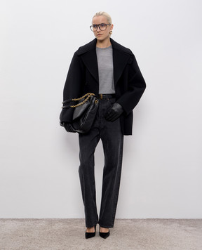 Saint Laurent Сірий джемпер з вовни 834223Y76GM