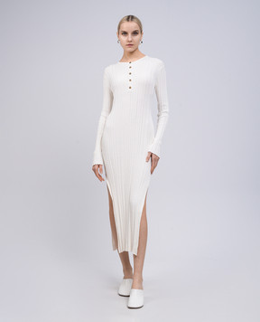 Lou Lou Studio Біла сукня ELDARA з шовком ELDARA