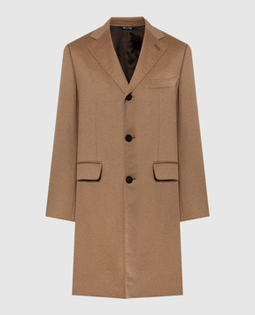 COLOMBO Коричневе пальто з вовни CP001355945