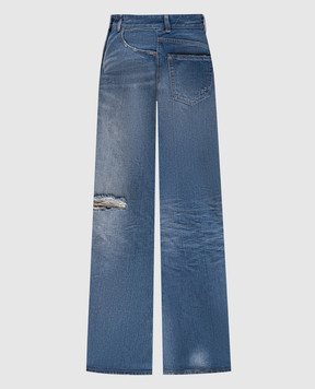 Maison Margiela MM6 Синие джинсы с логотип патч S52LA0243M30016