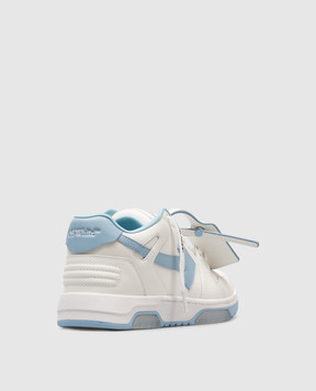 Off-White Білі шкіряні кросівки Оut of office з логотипом OWIA259C99LEA018