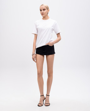 Alexander Wang Біла футболка з фактурним логотипом 4CC3241520