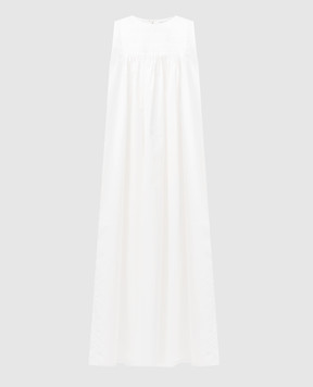 Rohe Белое платье макси с драпировкой 61133073