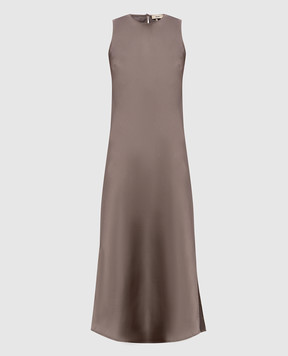 Herno Коричнева сукня з розрізами AB000037D12506