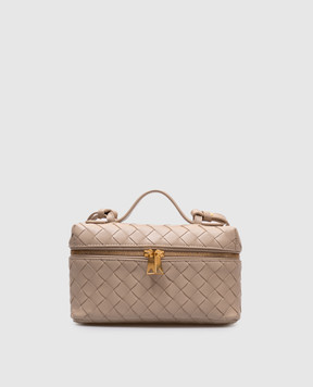 Bottega Veneta Бежевая кожаная сумка Bang Bang 789109V3IV19615