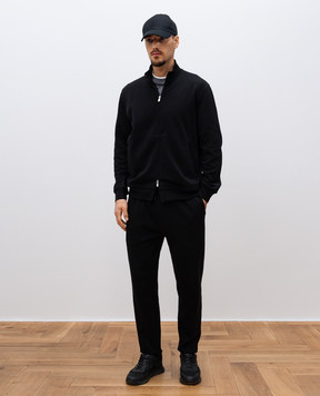 Brunello Cucinelli Серая меланжевая футболка с шелком MD8217427