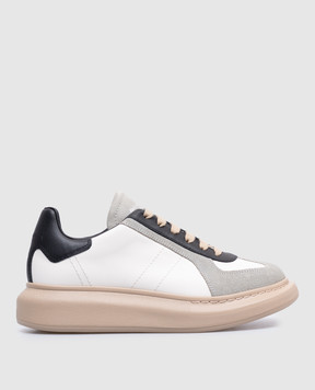 Alexander McQueen Шкіряні кросівки з логотипом 808180WIAC4