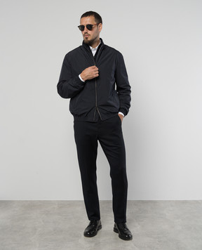 Canali Сині штани з вовни PR0125691678