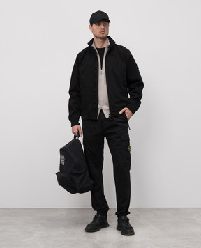 Stone Island Серый кардиган с кашемиром K1S155100002S00FA