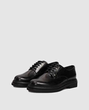 Dolce&Gabbana Чорні шкіряні глянцеві дербі A10880A1203