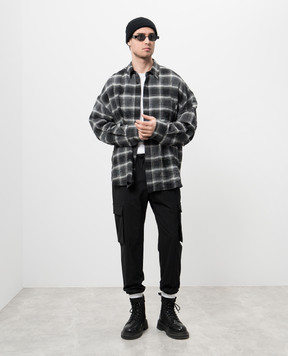 Juun.j Черные джогеры с шерстью JC5121P115