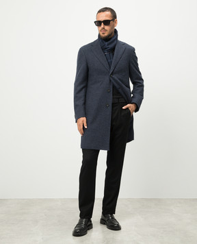 Canali Черный джемпер из шерсти мериноса MK00077C1037