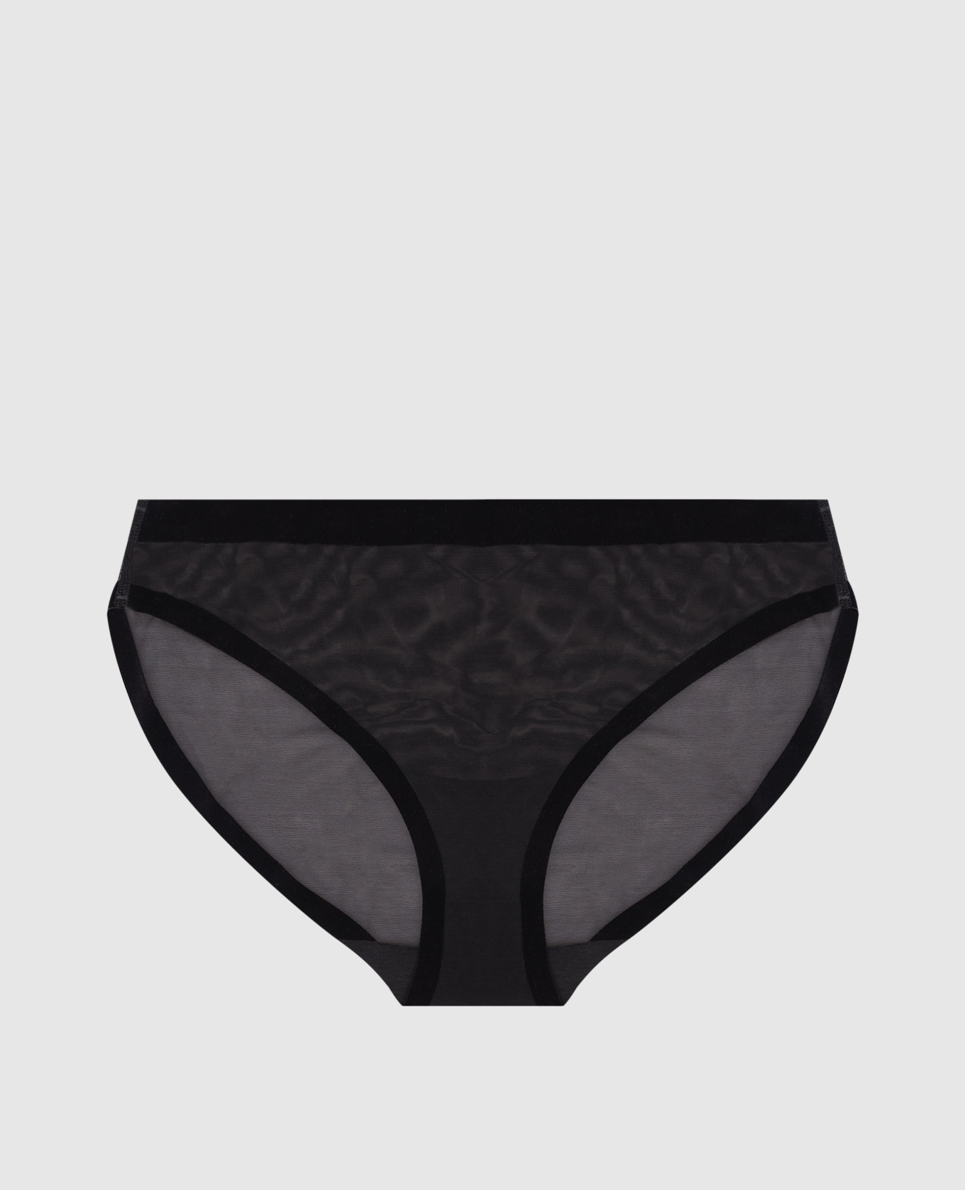 

Черные трусики Tulle Tanga, Черный, Трусики