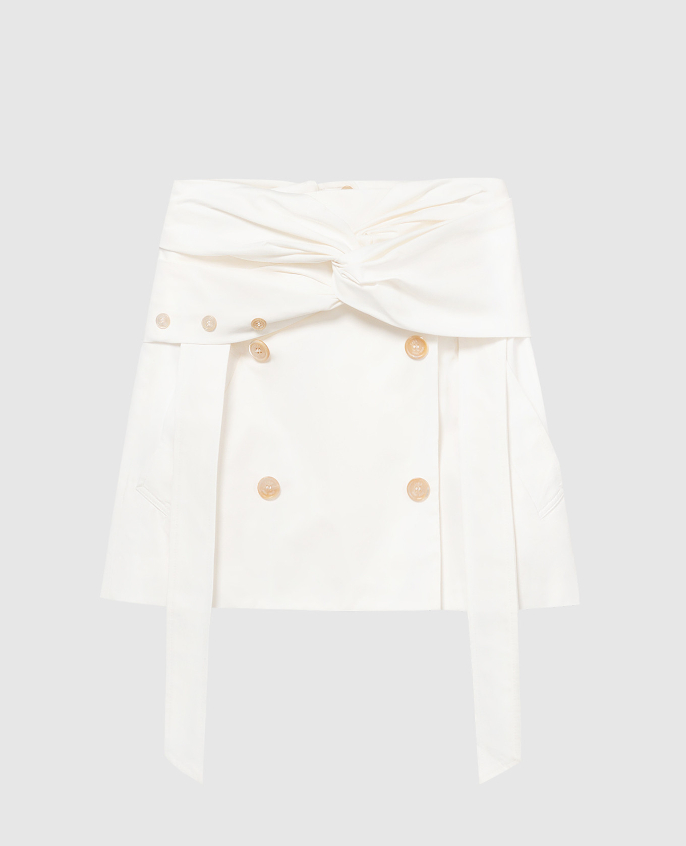 White mini skirt for smell