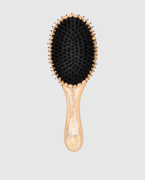 Emi Jay Жовта щітка для волосся з тисненням логотипа FLATBRUSHCHANTILLY